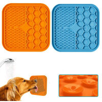 Pet Lick Pad Slower Feeder Pad Cats Dog Mat Feeding Cats Dogs Licking Mat Pet Bathing Distraction Pads Silicone Dispenser