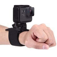 สายคล้องมือสายรัดข้อมือสีดำสำหรับ Gopro Hero 8 7 6 3 4ซีรีส์ Xiaomi Yi 4K SJCAM SJ4000 EKEN H9อุปกรณ์เสริมกล้องแอคชั่นแคมเมรา