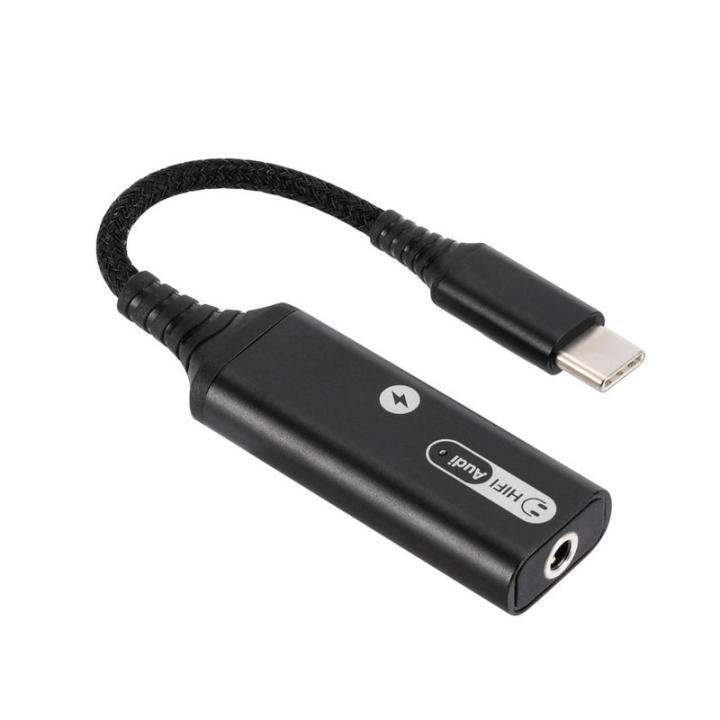 USB Type C Audio Jack Adapter Connecting Cellphones Type C To Earphones