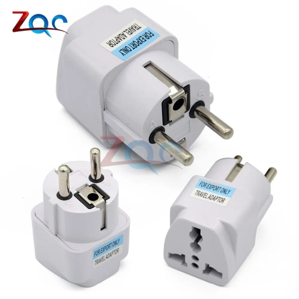 European EU Plug Adapter Japan American Universal UK US AU To EU AC Travel  Power Adapter Converter Electrical Charger | Lazada