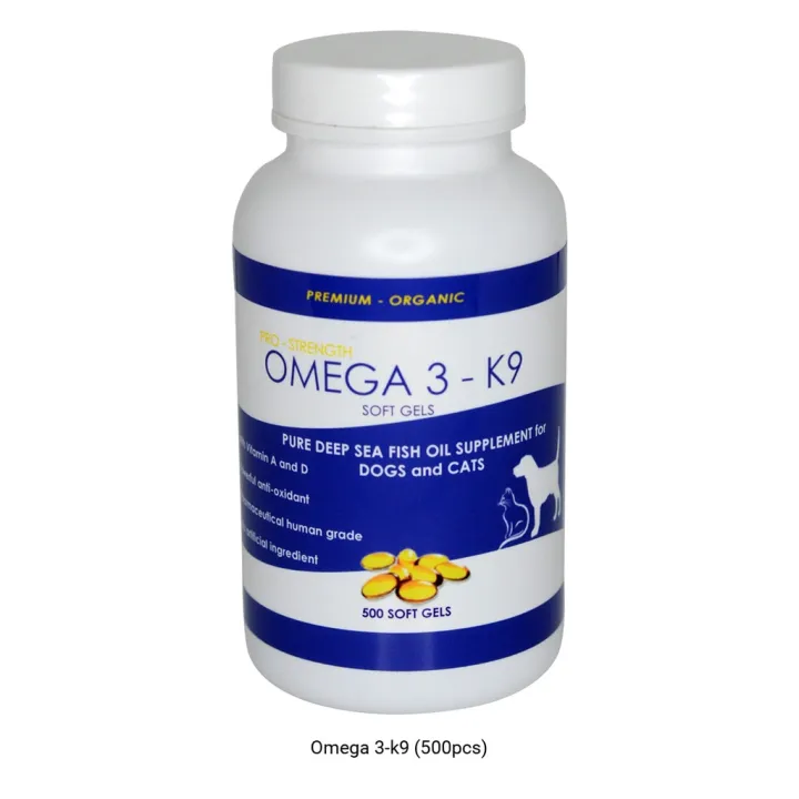 LKJPure Deep Sea Fish Oil Omega 3K9 500 Soft Gels Dogs & Cat