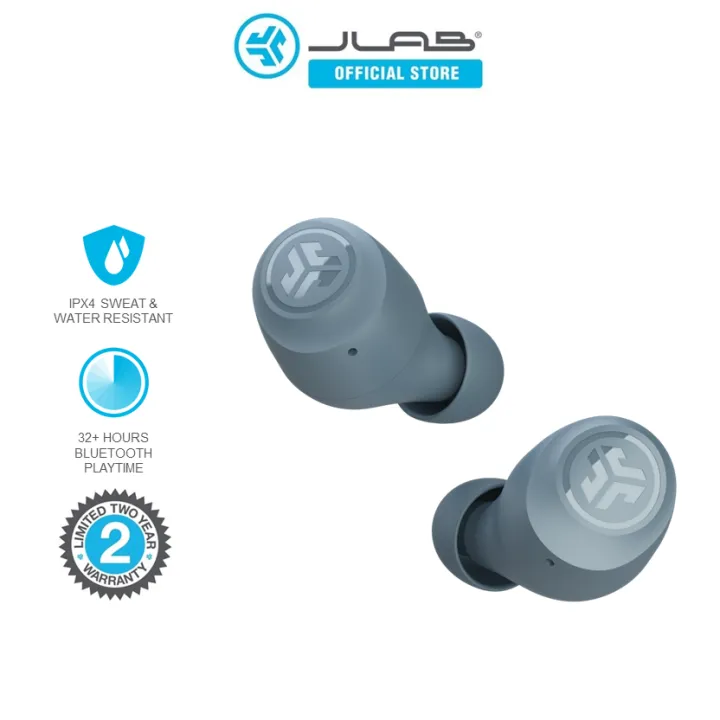 (NEW!) JLab GO Air POP True Wireless Earbuds | 2 Years Warranty | Bluetooth | In-Ear | Earphones | Touch Sensor | 30+ Hour Battery
