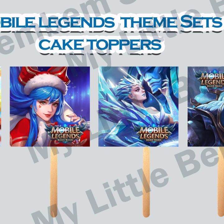 Mobile Legends cupcake topper set 15pcs per pack Lazada PH