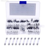 ✵ 54pcs/Box 6x30mm Quick Blow Car Glass Tube Fast-Blow Fuses Assorted Kit Set 2.5A 3A 4A 5A 6A 8A 10A 15A 20AMP