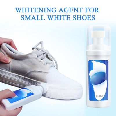 100Ml รองเท้าสีขาว Cleaner เป็นขัดทำความสะอาดเครื่องมือสำหรับ Whitening รองเท้าหนังสำหรับวันพักผ่อน,กีฬารองเท้าและ TB แปรงขัดรองเท้า