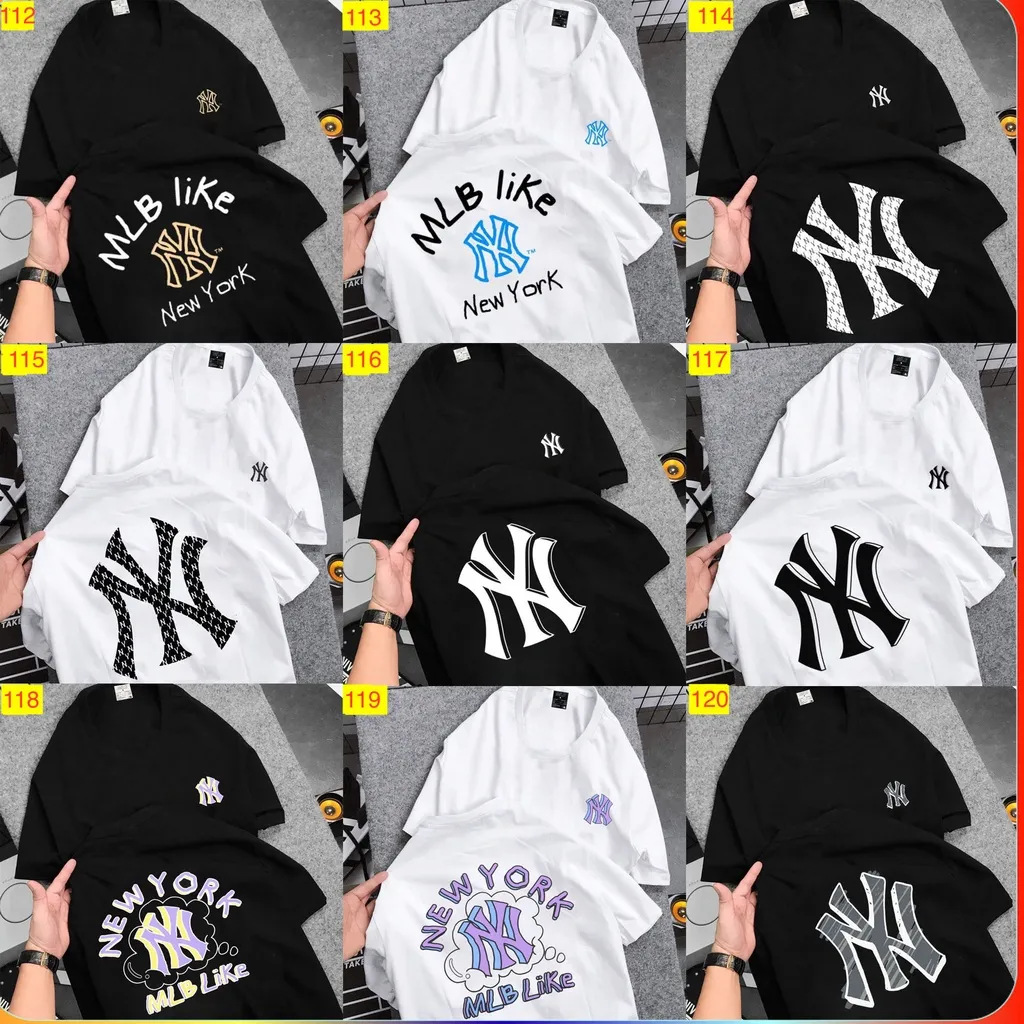 Áo Phông MLB Basic Mega Logo Overfit New York Yankees  Black  ogstorevn