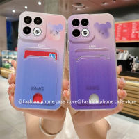 Phone Case เคส Infinix Zero 30 5G Infinix GT 10 Pro Hot 30 5G เคสการ์ตูนแฟชั่นสุดฮอต30 5G ปกป้องเลนส์หมีซิลิโคนนิ่มฝาปิดมีที่ใส่บัตร2023