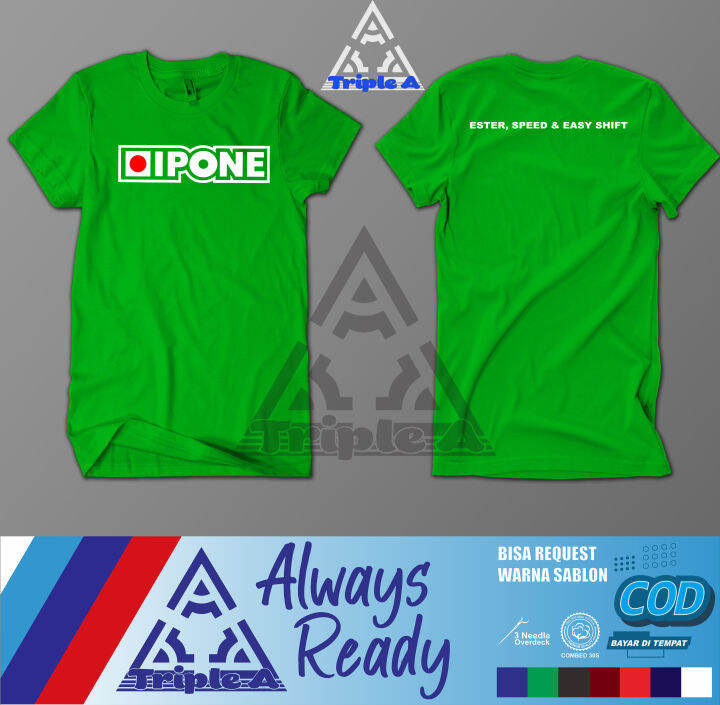 Kaos Baju Ipone V2 Logo Kaos Perusahaan Oli Kaos Distro Premium