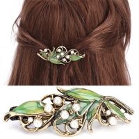 【YF】๑☼✜  Fashion Enamel Barrettes Ancient  Alloy Hairpin Folwer Hair Clip Accessories