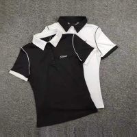 Titleist TaylormadeIsea เสื้อยืดแขนสั้นของผู้หญิง,เสื้อยืดแขนสั้นแห้งเร็วญี่ปุ่นสไตล์เกาหลีแบบใหม่กางเกงเล่นกอล์ฟเกาหลีใต้เสื้อกอล์ฟกีฬากลางแจ้งคอกลมระบายอากาศได้ดีเข้ากับทุกชุด