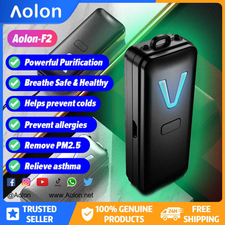 Aolon air purifier Mini USB Wearable F2 Air Purify Negative Ion