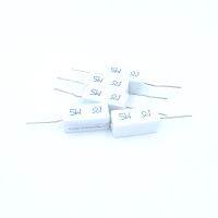 10Pcs 5W 1.5R 1.8R 2R 2.2R 1.5ohm 1.8ohm 2ohm 2.2ohm 1.5 1.8 2 2.2 Horizontal Ceramic Cement Power Resistor Resistance 5 R Ohm