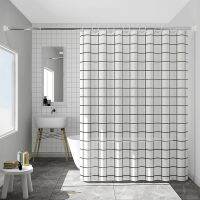 3D Nordic Style Shower Curtains Waterproof Mildew Proof PEVA Bath Curtains Toilet Door Curtain Home Decoration Bathroom Products