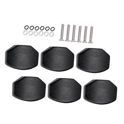 ：《》{“】= 6 Pieces Premium Tuner Machine Heads Knobs Cap Set For Acoustic/Electric Guitar Accessory - Black