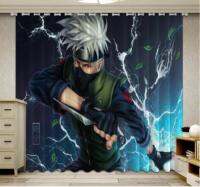 Cartoon Super 2 Panels/Set Window Curtains Japan Game Anime Blockout Photo Curtain Print Fabric Window Gift