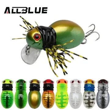 ALLBLUE FATSO SPIDER Topwater Shallow Crankbait 41MM 6.2G Rolling Insect  Fishing Lure Wobbler Bait Freshwater