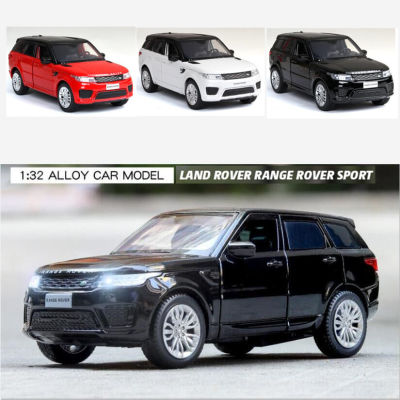 1:32 Land Rover SUV ล้อแม็กรถยนต์รุ่นเสียงและแสงดึงกลับคอลเลกชัน D Iecast ยานพาหนะรถยนต์ของเล่นสำหรับเด็ก