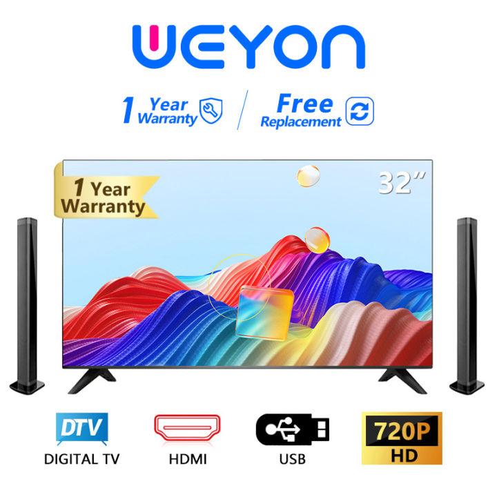 weyon-ทีวี-45w-2-bluetooth-sound-bar-โทรทัศน์-โทรทัศน์จอแบน-led-tv-fhd-tv-ทีวี-32นิ้วsmart-tv-ทีวีราคาถูกๆ-tv-led-ทีวี-ลำโพงบลูทูธ-tv-bluetooth