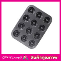 ถาดอบขนมโดนัท ถาดโดนัทจิ๋ว ถาดโดนัท 12 หลุม ขนาด 35x26.2x2.2cm ถาดอบโดนัทจิ๋ว พิมพ์มินิโดนัท ถาดอบขนม ถาดอบโดนัท