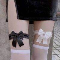 【July hot】 lace girl bow elastic fungus thigh ring sexy wedding leg cute paper