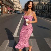 New sexy Bohemia resort summer wind small broken beautiful condole belt women dress