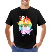 Floral Pride T-Shirt Funny T Shirt Anime Graphic T Shirt Cute Tops Designer T Shirt Men