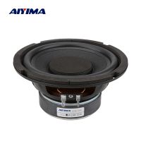 AIYIMA 6.5 Inch Woofer Audio Speaker High Power Music DIY Sound Speakers 4 8 Ohm 80 W Column Rubber Side Subwoofer Loudspeaker