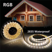 พลังงานแสงอาทิตย์5เมตรหลอดไฟ LED Strip กลางแจ้ง RGB 2835แสงที่มีความยืดหยุ่นริบบิ้นเทปกันน้ำ LED S TRIP แสงไฟตกแต่งสวน