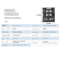 X99M-G Motherboard Supports LGA 2011-3V3V4 Processor 128GB DDR4 ECC RAM NVME M.2 M.2WIFI PCI-E 4X SATA 3.0