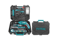 Total ชุดเครื่องมือช่าง พร้อม สว่านกระแทก 1/2 นิ้ว รุ่น THKTHP1012 ( Tools Set ) พร้อมส่งโดยตัวแทนจำหน่าย