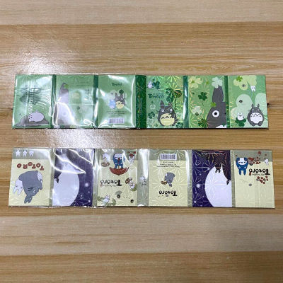 20 pcslot Creative Totoro 6 Folding Memo Pad Sticky Notes Cute N Times Stationery Label Notepad Bookmark Post school supplies
