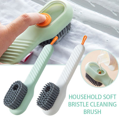 【CW】Multifunction Cleaning Brush Soft Bristled Liquid Shoe Brush Long Handle Clothes Brush Underwear Brush Household Cleaning Tool