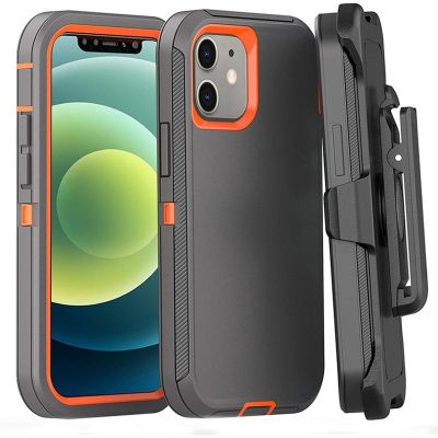 [สินค้าใหม่ในสต็อก] Defender Case สำหรับ iPhone 12 11 13 14 Pro Max Mini Plus หนักกันกระแทก Case สำหรับ iPhone X XS Max XR 6 6วินาที7 8บวกปกเชลล์