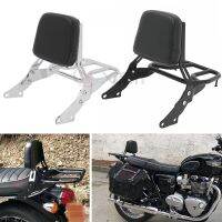 【LZ】 Motorcycle Backrest Sissy Bar w/Rear Seat Luggage Rack For Triumph Bonneville T100 T120 Street Scrambler 2016-2022 2021 2020