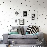 Black Polka Dots Wall Stickers Circles DIY Stickers for Kids Room Baby Nursery Room Decoration Peel-Stick Wall Decals Vinyl Wall Stickers  Decals