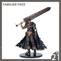 Cosetteme 21cm Berserk Anime Figure Guts Bloodstain Sword Figures PVC Statue Hand Of God Action Figurine Collection Model Oranment Toys