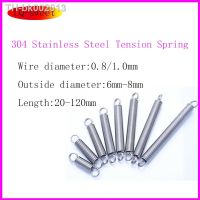 ۩ Ring Hook 304 stainless steel tension spring Wire diameter 0.8/1mm Outside diameter 6mm-8mm