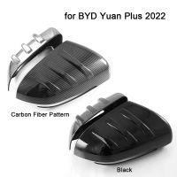 ฝาครอบผ้าคลุมกระจกมองหลังมองหลังแต่งรถ1คู่สำหรับ BYD Yuan บวก2022ประตูกระจกด้านข้างเคสกันกระแทกอุปกรณ์ตกแต่งรถยนต์