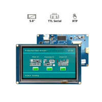 5.0 "Nextion HMI สมาร์ท USART UART Serial จอ LCD แบบสัมผัสโมดูลแผงจอแสดงผลสำหรับ Raspberry Pi 3ชุด NX8048T050