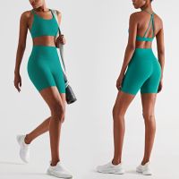 ❇۩ Hoppe Fumeng Women Fitness 2 Pcs Workout Sport Yoga Wear One Set