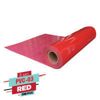 Flex PVC ( สีแดง )สำหรับ T-Shirt Transfer เหมาะกับทำชื่อ ตัวอักษร เบอร์ติดเสื้อ