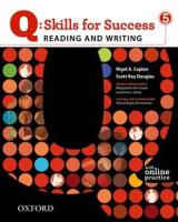 Bundanjai (หนังสือคู่มือเรียนสอบ) Q Skills for Success 5 Reading Writing Student s Book Online Practice (P)