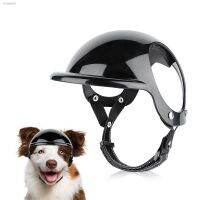 ﹉✵ Helmet for Dogs Cats Sports New Pet Skiing Skateboarding Motorcycle Riding Safety Hat Anti Impact PC Shell Shock Absorption Foam