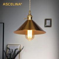 ASCELINA New Pendant light Nordic E27 Head Led Vintage Pendant Lamp With Button Switch Hanging Lamp For Bedroom Living Room