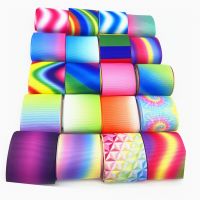 【CC】 50mm Gradient Grosgrain for Wedding Decoration Wrapping DIY 3 yards/lots