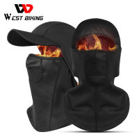 WEST BIKING Winter Sport Cycling Cap Bike Full Face Cover Neck Warmer Men Women Scarf Ski Bicycle Motocycle Fleece Head Cap Hat