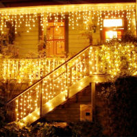 【cw】Christmas LED Light String Icicles Street Garland Winter 5m 216leds Fairy Holiday Lights Outdoor For Wedding New Year Decoration