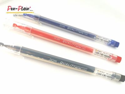 (12ด้าม) ปากกาเจล Domi Quality 0.5 มม. ด้ามสามเหลี่ยม