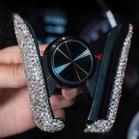 Universal Beautiful Bling Glitter Car Mount Automatic Gravity Mobile Stand Phone Holder for Women Car Mounts