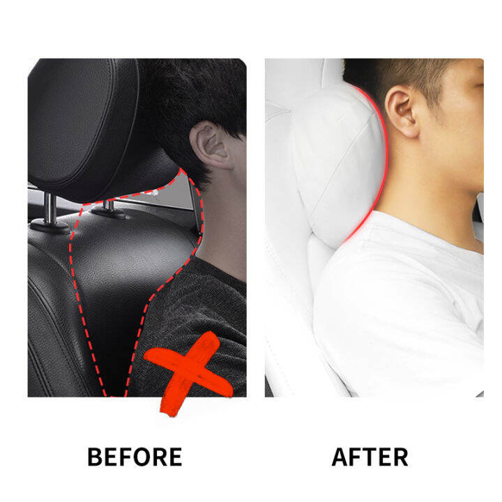 kcooso-soft-headrest-suede-neck-pillow-relax-waist-cushion-car-accessories-for-tesla-model-3-model-y